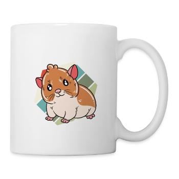 Je préfère être avec mon hamster - Mug blanc - blanc - Droite