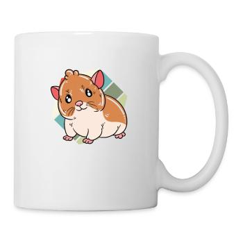 Je préfère être avec mon hamster - Mug blanc - blanc - Droite