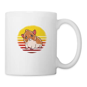 Je préfère être avec mon hamster - Mug blanc - blanc - Droite