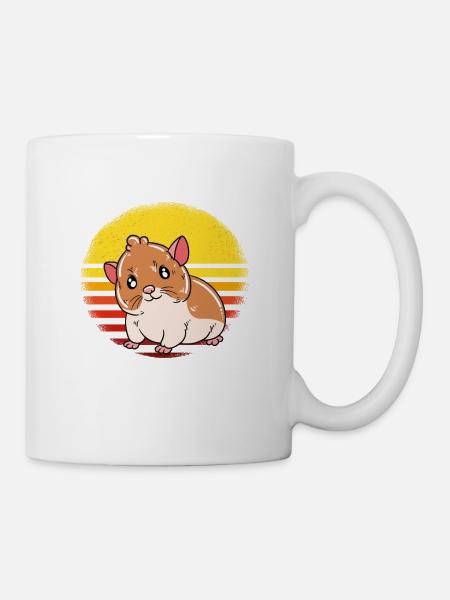 I'd Rather Be With My Hamster - Tasse - Weiß