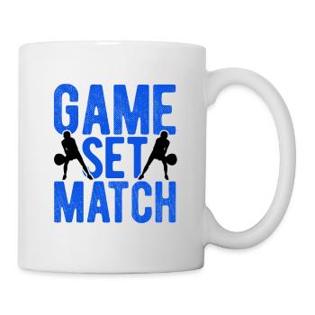 Tennisplatz Spruch Für Tennis - Tasse - Weiß - Rechts