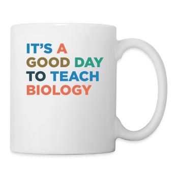 Teaching biology teachers - Mug - white - Right