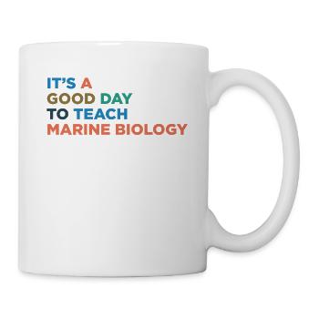 Lehrer Für Meeresbiologie Unterrichten - Tasse - Weiß - Rechts