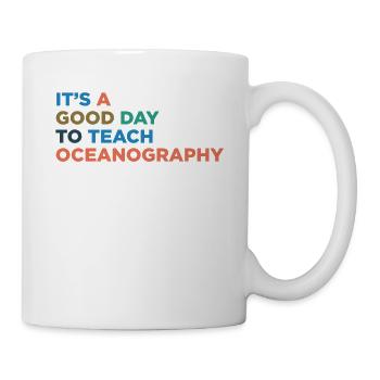 Enseignant en océanographie - Mug blanc - blanc - Droite
