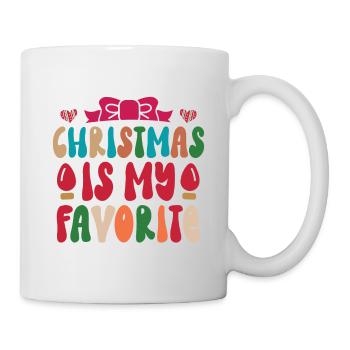 Noël est mon préféré - Weihnachten - Mug blanc - blanc - Droite