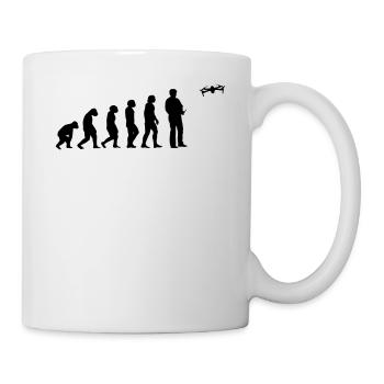 Drone Pilot Evolution Funny Drone Evolution - Mug - white - Right