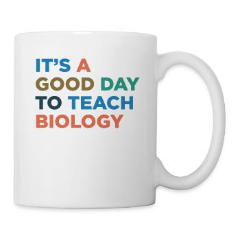 Teaching biology teachers - Mug - white - Right