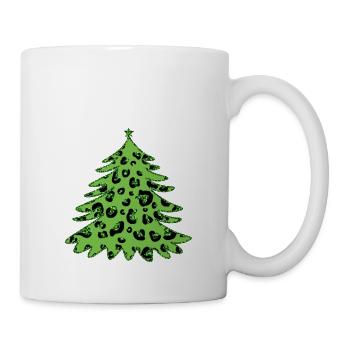 Merry Christmas Lustiges Weihnachtsshirt - Tasse - Weiß - Rechts