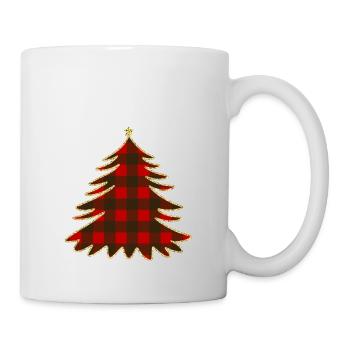 Merry Christmas Lustiges Weihnachtsshirt - Tasse - Weiß - Rechts