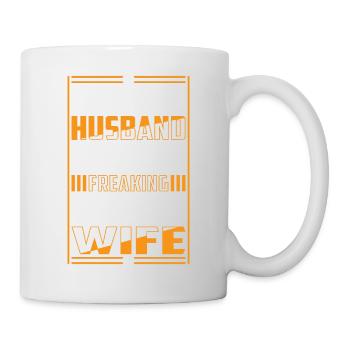 Proud Husband of a Freaking Awesome Wife Married - Mug - white - Right