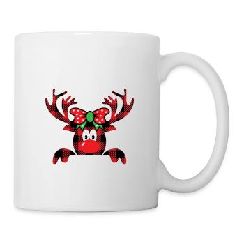 Joyeux Noël Drôle de Chemise de Noël - Mug blanc - blanc - Droite