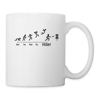 Disc Golf Player Disc Golfer Game Weekend - Mug blanc - blanc - Droite