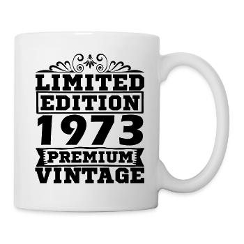 Born in 1973 Vintage Limited Edition 50 Years - Tasse - Weiß - Rechts