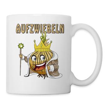 AUFZWIEBELN - Tasse - Weiß - Rechts