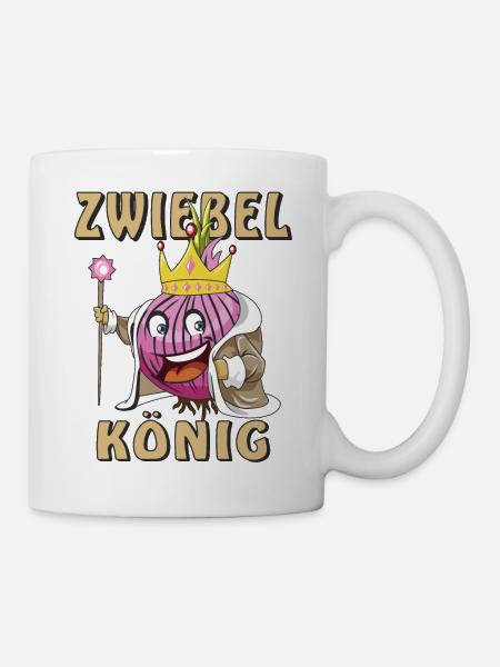 ZWIEBEL KÖNIG - Tasse - Weiß