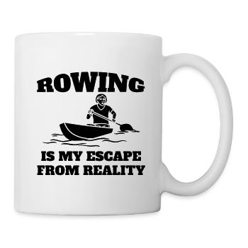 Rameurs drôle club d’aviron aviron aviron dire - Mug blanc - blanc - Droite