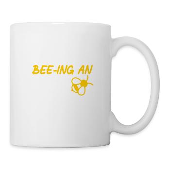 Ich liebe Bienen Eine OP-Krankenschwester ODER Krankenschwestern - Tasse - Weiß - Rechts