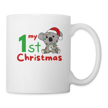 Koala Weihnachten Koalas mon 1er Noël - Mug blanc - blanc - Droite