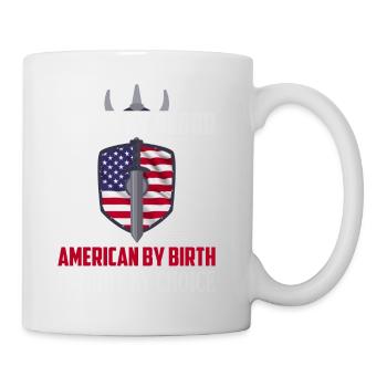 Viking By Blood American By Birth Patriot By Choic - Tasse - Weiß - Rechts
