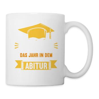Abitur 2023 Das Jahr in dem coole Mädchen Abi mach - Tasse - Weiß - Rechts