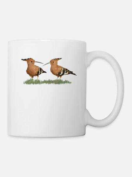 Huppe fasciée - Oiseau au Kenya / Afrique - Ornithologie - Mug blanc - blanc