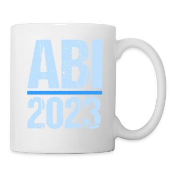 Abitur Gymnasium Damen und Herren Abi 2023 - Tasse - Weiß - Rechts