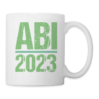 Abitur Gymnasium Damen und Herren Abi 2023 - Tasse - Weiß - Rechts