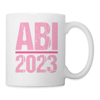 Abitur Gymnasium Damen und Herren Abi 2023 - Tasse - Weiß - Rechts
