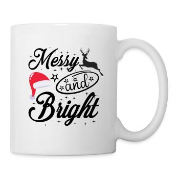 Messy And Bright - Christmas - Mug - white - Right