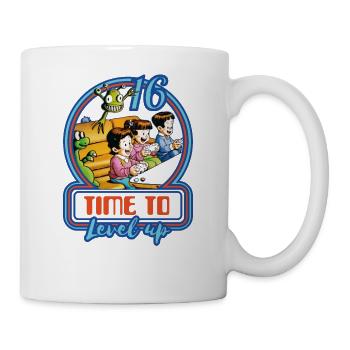 Gamer pc gaming Spielkonsolen game gamer 16 Jahre - Tasse - Weiß - Rechts