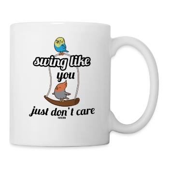 Vogelschaukel Vogelkäfig Kinder - Tasse - Weiß - Rechts