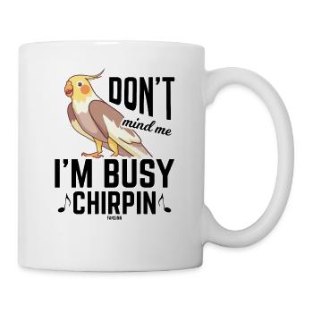 Kanarienvogel Papagei Kakadu - Tasse - Weiß - Rechts