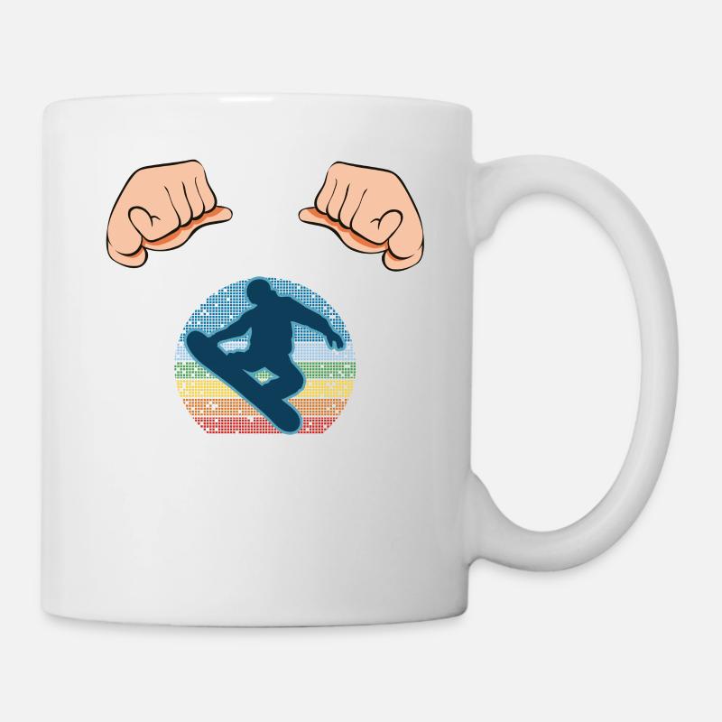 Snowboarding Best Snowboard Dad Ever - Tasse - Weiß