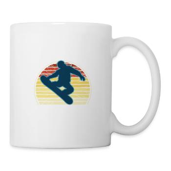You Don't Need Always A Plan Just A Snowboard - Mug - white - Right