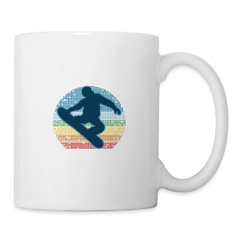 You Don't Need Always A Plan Just A Snowboard - Mug - white - Right