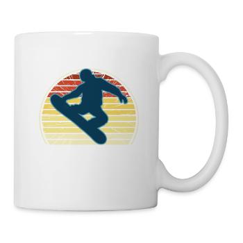 If You Want Me To Listen Just Talk About Snowboard - Mug - white - Right