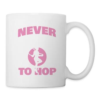 Never Stop To Hop for all rope jumping fans - Mug - white - Right