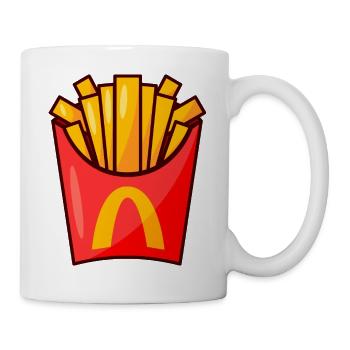 Frites - Mug blanc - blanc - Droite