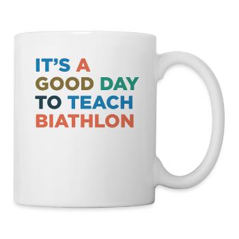 Biathlon Trainer Teaching - Mug - white - Right