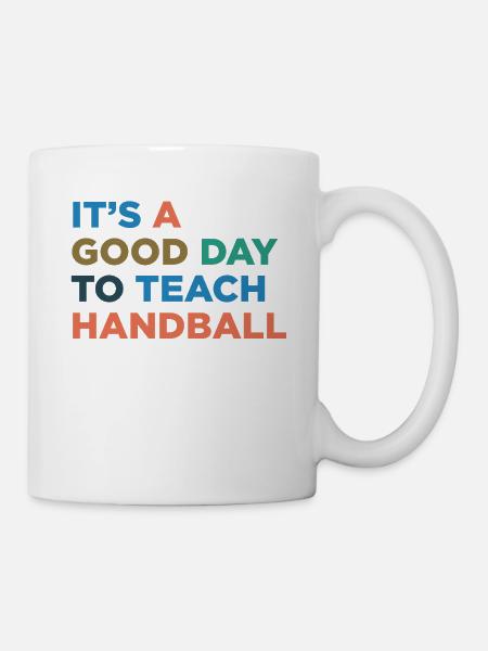 Enseigner aux entraîneurs de handball - Mug blanc - blanc