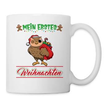 Mein Erstes Weihnachten Baby 1 Jahr Heilig Abend - Tasse - Weiß - Rechts