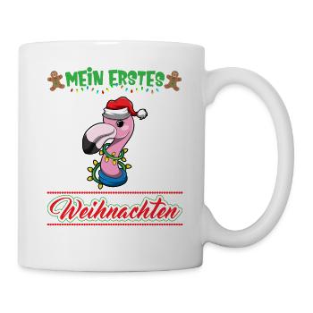 Mein Erstes Weihnachten Baby 1 Jahr Heilig Abend - Tasse - Weiß - Rechts