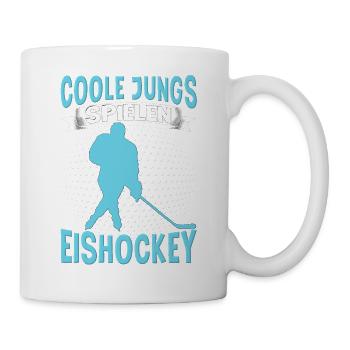 Hockey Eishockeyspieler - Tasse - Weiß - Rechts