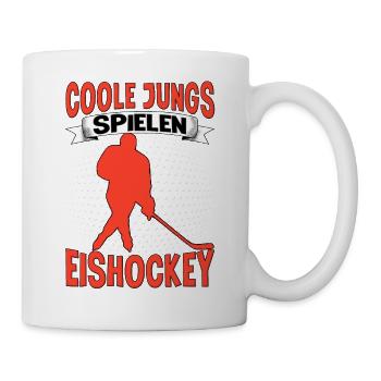 Hockey Eishockeyspieler - Tasse - Weiß - Rechts