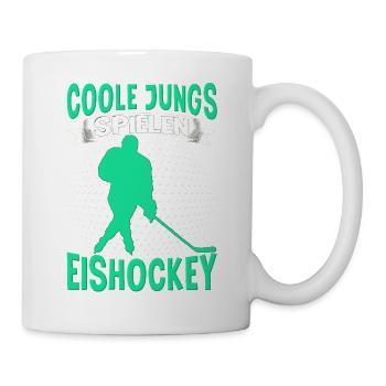 Hockey Eishockeyspieler - Tasse - Weiß - Rechts