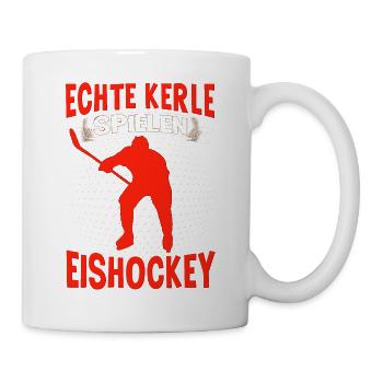 Hockey Eishockeyspieler - Tasse - Weiß - Rechts