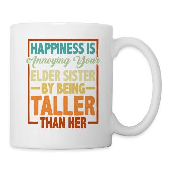 Happiness Is Annoying Your Elder Sister 2 - Mug - white - Right