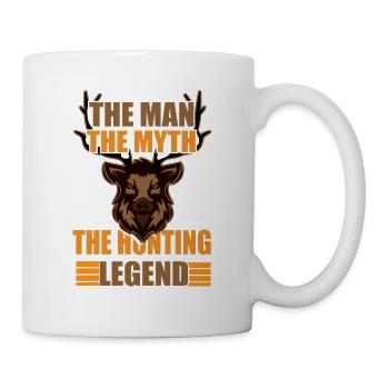 L’homme Le mythe La légende de la chasse - Mug blanc - blanc - Droite