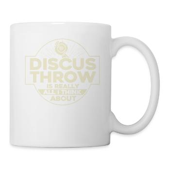 Discus Throw Discus Thrower Cadeau - Mug blanc - blanc - Droite