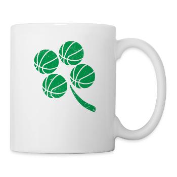 Entraîneur des joueurs de basketball Kleeblatt St. Patricks - Mug blanc - blanc - Droite